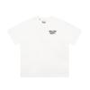 GALERIA DEPT Preto e Branco Impresso Carta Manga Curta Verão High Street Estilo Japonês Solto plus size Gola Redonda Casal T-shirt para Homens
