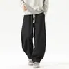 Novo em stock: Calça esportiva masculina, estilo americano, moderna, versátil, perna reta, calça longa para outono e inverno, slim fit, calça casual para atividades ao ar livre para jovens