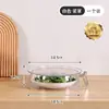 Cubierta de Comida Multicapa para Cocina, a Prueba de Polvo y Moscas, para Sobras, Hueca y Transpirable, Transparente, Apilable, para Mesa de Comedor