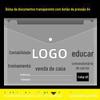 Saco Plástico Colorido A4 com Fecho Personalizado Saco Plástico Transparente para Arquivos Bolsa de Armazenamento Transparente para Pastas Logo Personalizado