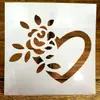 Plantilla de regla de encaje temática moldes para accesorios de álbum de fotos hechos a mano DIY molde de flor de extracción plantilla de dibujo
