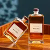 Suministro de Botellas de Vino Cuadradas de Vidrio de 500 ml, Botellas para Vino de Frutas, Botellas Dispensadoras para Licores Caseros, Empaques Creativos, Botellas de Vodka