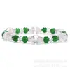 Joyería europea y americana transfronteriza más vendida pulsera de cuentas de cristal de colores 6/8MM pulsera dulce de dopamina para niñas venta al por mayor