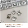 Acessórios de Arte de Unhas Brancos de Alta Qualidade com Strass de Verso Pontiagudo, Cristal K9 Coração Deslumbrante Ovo de Pomba Ângulo Reto Doce de Rocha Strass Transparentes