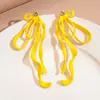 Pendientes de Botón con Lazo de Pedrería Plisado Estilo Europeo y Americano, Pendientes de Personalidad de Moda Transfronteriza, Pendientes Dulces y Frescos de Gama Alta para Mujer