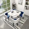 Mesa de Recepção Simples e Combinação de Cadeiras Mesa de Negociação Recepção de Loja Comercial Mesa e Cadeira Mesa Redonda Pequena para Lazer de Escritório