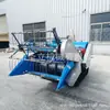 Modelo Pequeño de Cosechadora Doméstica 1100 Tipo Conductor Cosecha, Trilla y Empacado de Trigo Motor Changzhou Arroz