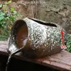 Fuente de Agua Tradicional de Cascada con Agua Circulante, Acuario Ecológico, Maceta de Cerámica para Paisajismo, Paisaje de Jardín, Estanque de Peces
