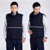 Chaleco de Algodón Zhongyuan Shipyard para Hombres y Mujeres Lona de Algodón Puro Engrosado Mantenimiento del Calor Ropa de Trabajo para Reparación de Automóviles Protección Laboral a Prueba de Frío Chaleco de Algodón