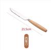 Vajilla con mango de madera de estilo japonés, vajilla de acero inoxidable, cuchillo y tenedor de estilo occidental, cuchara, palillos de madera, cuchara sopera, tenedor de fruta