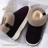 Pantuflas de Algodón para Hombre para Personas Mayores 2026 Nuevo Estilo Otoño Invierno Interiores Hogar Antideslizantes a Prueba de Olores Felpa Cálida Zapatos de Algodón para Hombre
