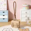 Capa de Fone de Ouvido com Design Original Novo e Toque de Luxo, Acessórios Pequenos para Meninas, Porta-Moedas, Pingente de Couro PU, Chaveiro, Atacado