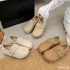 Zapatos Birkenstock para mujer sin cordones de suela plana, estilo nuevo de cobertura total para otoño de doble uso, zapatos de vestir individuales populares Birkenstock para mujer 2026