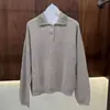 BORBOTIE Tricô Feminino 2026 Novidades Primavera/Outono Gola BC Lã Cashmere Casual Solto Suéter