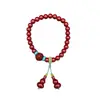Pulsera de Calabaza Fu Lu de Cinabrio de Mineral Crudo Bajo Contenido Arena Oro Morado Regalo para Mujer 2025 Nuevo Estilo Joyería Pulsera al por Mayor