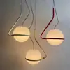 Lámpara bola lámpara dormitorio mesita de noche araña modelo de diseñador habitación lámparas creativas cafetería bar mesa araña