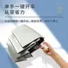 Guarda-chuva Dobrável Totalmente Automático Prata Plástico Protetor Solar Anti-UV Guarda-chuva de Sol Feminino Protetor Solar Chuva ou Sol Guarda-chuva Atacado Japão e Coreia do Sul