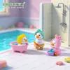 Nuevo producto transfronterizo: adorables patitos amarillos de figurilla, accesorios de decoración DIY para escenas de diorama en miniatura, pequeños adornos de escritorio