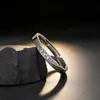 Venda quente transfronteiriça estilo coreano temperamento simples com diamantes estilo coreano temperamento simples com diamantes anel Design de nicho luxo leve ins