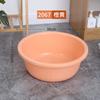 Cubo de lavandería de rayas gruesas de color sólido para el hogar, cubo de plástico para estudiantes, baño de dormitorio, cubo universal simple para almacenar agua, venta al por mayor