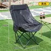 Silla reclinable ajustable de tres posiciones, Silla luna para exteriores, Silla plegable, Silla de camping, Portátil