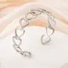Pulseira de Aço Inoxidável de Alta Costura Personalizada para Mulheres, Joia Versátil de Aço Titânio de Nicho, Acessórios de Luxo Leve