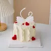 Cola Macia Estéreo Coração Decoração de Bolo Plug-In Cartão 520 Dia dos Namorados Casamento Confissão Decoração de Confeitaria Suprimentos