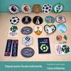 Flock Bordado Pronto Emblema da Liga do Time Etiqueta de Transferência de Calor Uniforme Dragonas Braçadeira Logo Padrão Transferência de Calor Transferência de Calor