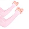 Manga de Hielo de Verano para Montar Mangas Protectoras Solares Anti-UV Hielo Frío Delgada Lefter Manga de Seda de Hielo Protector de Brazo para Conducir