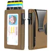 Amazon Soporte para Tarjetas de Identificación con Acceso Multi-Ranura Portátil Billetera de Tarjetas Pop-up Multifuncional Billetera Antirrobo RFID