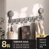 Ganchos adhesivos sin taladro para detrás de las puertas, ganchos de estante de almacenamiento para baño adhesivos de alta resistencia, perchero para puerta de entrada, estante de almacenamiento para toallas