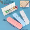 Pastillero Portátil Desmontable, Pastillero Pequeño de 7 Días, Caja Dispensadora de Medicamentos, Caja de Almacenamiento para Cápsulas de Belleza y Tabletas de Calcio para Suplementos de Salud