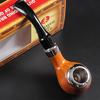 Changfeng Pipa de Resina Baquelita Nivel de Entrada para Hombre Pipa de Filtro Empaque Caja de Regalo Portátil Lavable Cf5525