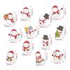 KYYG025-033 cross-border cartoon azul e verde adesivos luminosos Kawaii adesivos decorativos cola removível bonito pequenos adesivos