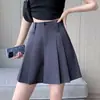 Shorts Saia Plissada Terno Feminino Verão Fino 2026 Novo Estilo Emagrecedor Cintura Alta Evasê Casual Calças Calças de Perna Larga Soltas