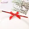 Cinta de Moño Roja con Carácter de Doble Felicidad Terminada para Sellar Cajas de Dulces, Decoración de Empaque de Regalos, Moños al por Mayor