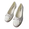 Otoño 2026 Nuevos Zapatos de Mujer Individuales Elegantes Versátiles de Retazos Lazo Talla Grande Comercio Exterior Al por Mayor
