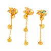 Acessórios DIY de Ouro Antigo Vietnamita antigo pingente de borboleta cabaça lingote pingente deslizante colar brincos pulseira