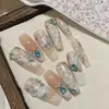 Arte de Uñas Zircón Biselado Plano Posterior Mini Pequeño Irregular Apilado Pedrería Moderna Súper Brillante Iridiscente Mixto Marquise Joyería