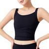 Ropa interior deportiva de talla grande para mujer, para correr, a prueba de golpes, de alta resistencia, sujetador de fitness de una pieza, chaleco de yoga push-up para chica gordita