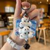 Lindo llavero colgante de panda gigante de Chengdu Dian Le para mujer, con exquisito colgante para bolsa de regalo.