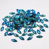 Pena de Cauda de Fênix Longa Colorida Gota d'Água Resina AB 7*15mm 40 Peças Adesivos para Sobrancelha DIY Materiais Artesanais para Roupas