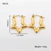 Joyería Popular Europea y Americana Acero de Titanio Hilo Convexo Pendientes Brillantes Diseño Único Pendientes de Nicho Fábrica Mayorista de Pendientes para Mujer