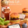 Brinquedos Criativos de Comida, Cena de Mini Casa de Hambúrguer Simulada com Itens Decorativos, Acessórios de Resina em Miniatura DIY Quente de Venda para Transmissão ao Vivo Yqt