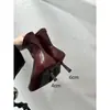 Botas de Tacón Alto Fino con Punta Elegante Chuyuji para Mujer, Nuevo 2026 Versátiles Slip-On de Cuero Suave Elástico para Tobillo