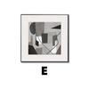 Pintura decorativa de pared con fondo de mesa de comedor de arte antiguo, estilo avanzado, para dormitorio, mesita de noche, mural abstracto retro francés.