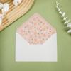 Sobre de Boda Transfronterizo Alto Valor Yan en Blanco Manuscrito Carta de Amor Papel de Carta Sobre Floreciente de Primavera Traje de Papel de Carta Venta al por Mayor