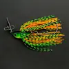 Novo Modelo Isca Bait Protetor de Salpicos Jig com Composto Anti-Enrosco Spinner Giratório Crankbait Gancho de Cabeça de Chumbo Isca Artificial para Blackfish