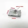 Porca M6 mm Aço Fivela Fixa em U Base de Parafuso de Vedação de Chumbo Fixa para Placa de Licença de Carro Fivela 24*15m