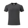 Camiseta de seda helada de verano para comercio exterior transfronterizo en Amazon, camiseta ligera de secado rápido para deportes al aire libre para hombre, camiseta de running de manga corta con cuello redondo